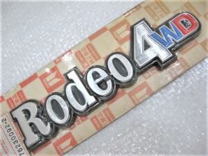 ★希少 ロデオ4WD Rodeo 4wd いすゞ イスズ ピックアップトラック? 5-76230092-2 新品 純正 取付車種不明 ロゴ エンブレム 旧車1点