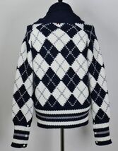 20AW THOM BROWNE. トムブラウン ARGYLE INTARSIA SHAWL CARDIGAN アーガイル カシミヤ ローゲージ ニット カーディガン 3 b6251_画像7