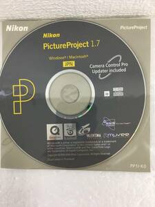 ●○A608 Windows/Macintosh Nikon PictureProject 1.7 ディスクのみ○●