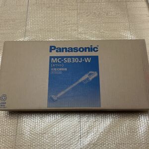 新品 未使用 Panasonic パナソニック スティック掃除機 MC-SB30J-W サイクロン式 