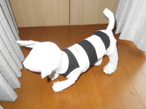 小型犬★シンプルで着せやすい　可愛い大きめボーダーのTシャツ　タンクトップ　S　