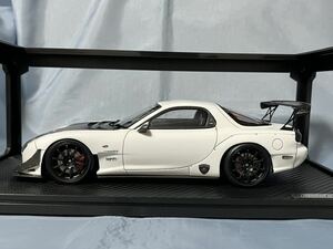 IG( ignition model ) made Mazda RX-7 (FD3S) FEED white 1/18