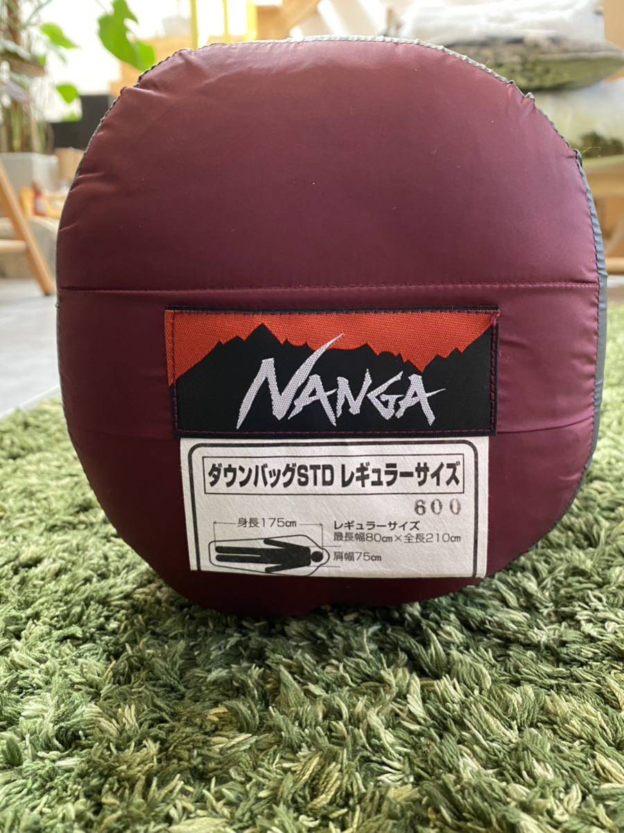 未使用] NANGA オリジナルダウンバッグ600STD レギュラー