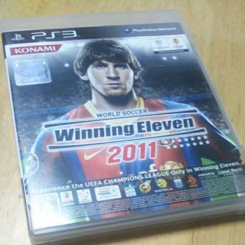 PS3【ウイニングイレブン2011】ワールドサッカー】コナミ　送料無料、返金保証