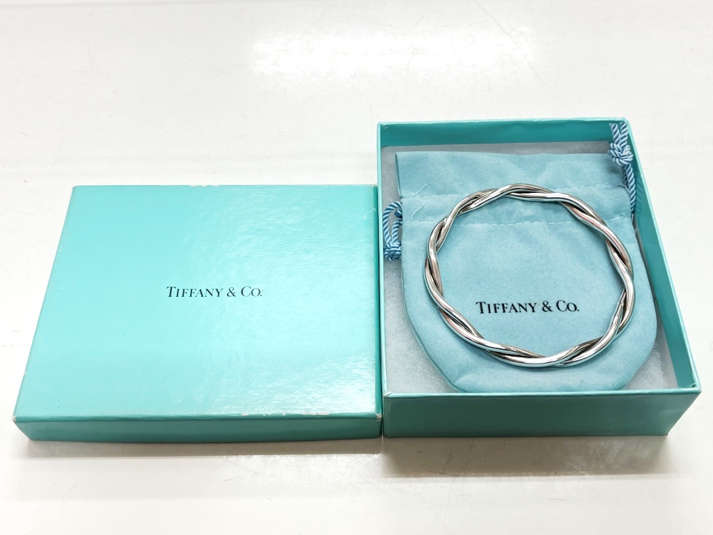 Tiffany&Co. ティファニー ツイストバングル シルバー925製