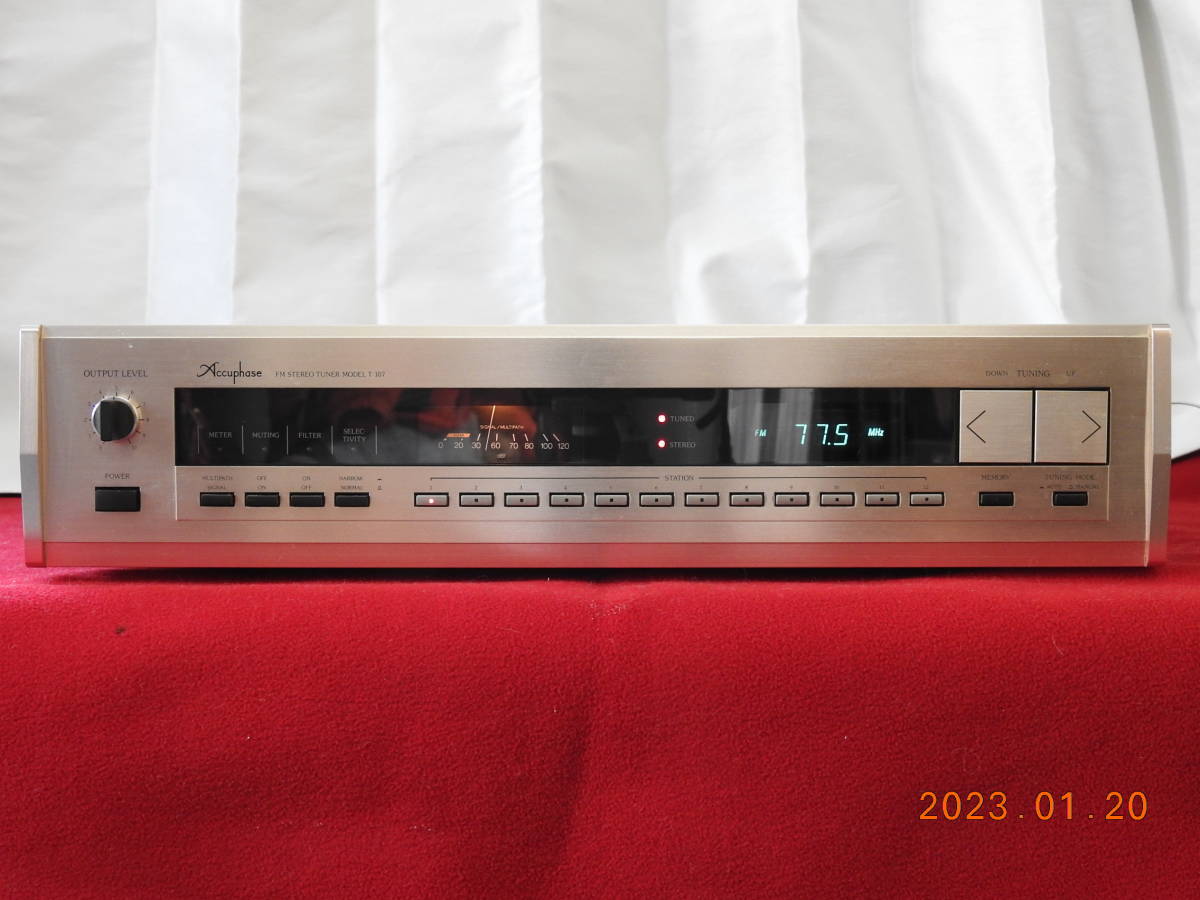 ヤフオク! -「accuphase t-107」の落札相場・落札価格