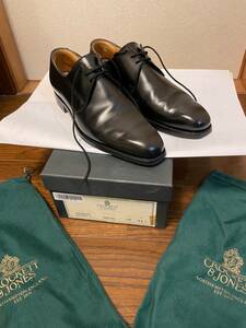 【ワンオーナー品・使用感少】CROCKETT&JONES HIGHBURY カーフ/黒 UK6.5E ダイナイトソール【クロケット&ジョーンズ ハイバリー】