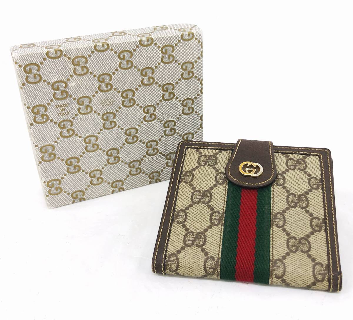 gucci シェリーライン 折り 財布の値段と価格推移は？｜件の売買