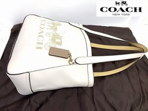 極美品★送料無料★ コーチ COACH ホース アンド キャリッジ レザー トートバッグ 肩掛け可能_画像6