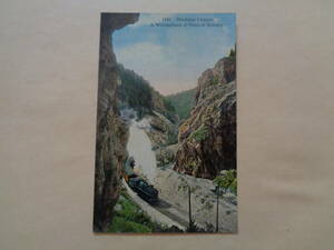 海外絵葉書　アメリカ　Montana Canyon. A Wonderland of Natural Scenery. 