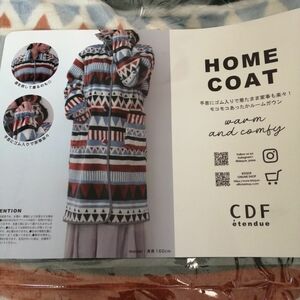 新品 CDF ルームガウン ルームウェア もこもこあったか ガウン