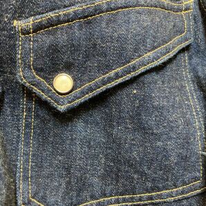 【極美品】WAREHOUSE ウエアハウス LONG HORN TYPE DENIM WESTERN SHIRT ロングホーンタイプ デニムウエスタンシャツ サイズ38 長袖シャツの画像7