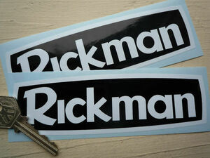 海外　RICKMAN リックマン ステッカー デカール 152mm x 45mm 2枚セット‘