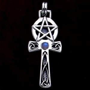  sterling silver Celt knot pen takru Anne kwith Rainbow 