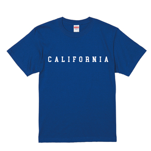 カリフォルニア/CALIFORNIA　Tシャツ　XLサイズ　ロイヤルブルー