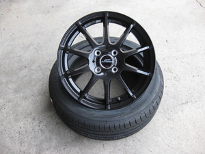 送料込！数量限定特価 TOYO オープンカントリー R/T 165/60R15 超軽量 黒系色ホイール 新品 4本セット ハスラー キャスト あげトラ バン