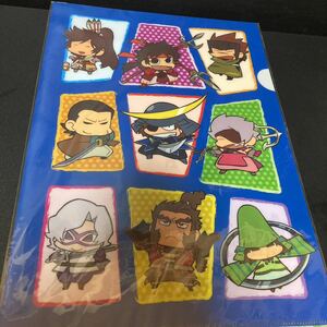  Mini Sengoku BASARA clear file . equipment set 1 sheets official goods Sengoku BASARA