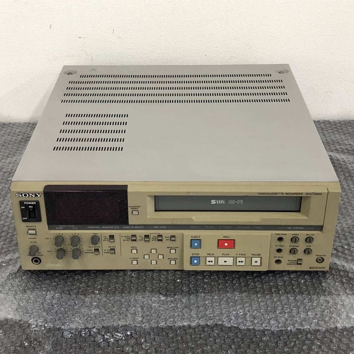 SVO-5800 SONYソニーS-VHS業務用ビデオカセットレコーダー | tspea.org