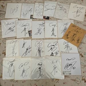 広島東洋カープ歴代選手直筆サイン色紙　広島カープ 野球選手 45枚