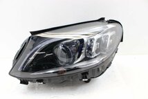 美品/破損無　ベンツ　Cクラス　W205　後期　ヘッドライト　左　左側　LED　A2059069305 KZ マルチビーム　274930-B399_画像1