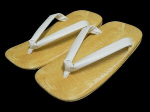  sandals setta men's gentleman 3L white nose . high class cow leather bottom man zori nose . white LLL 27.5~29.5cm rom and rear (before and after) ... wedding coming-of-age ceremony . equipment festival type .