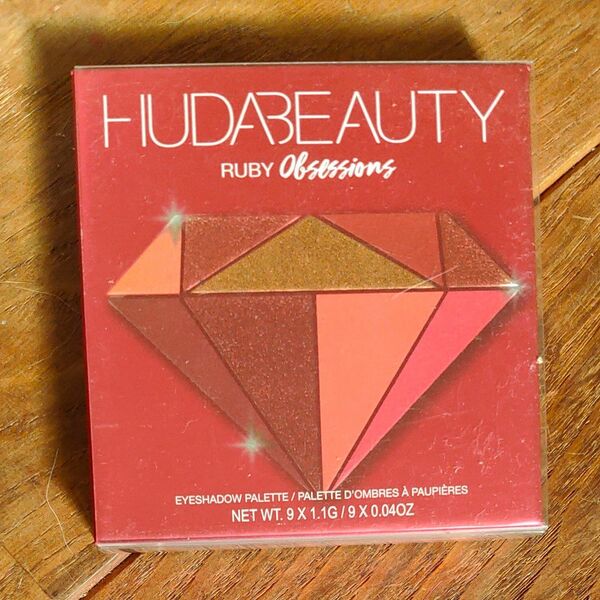 Huda Beauty Ruby Obsessions ウダビューティー ルビー アイメイク アイシャドウパレット