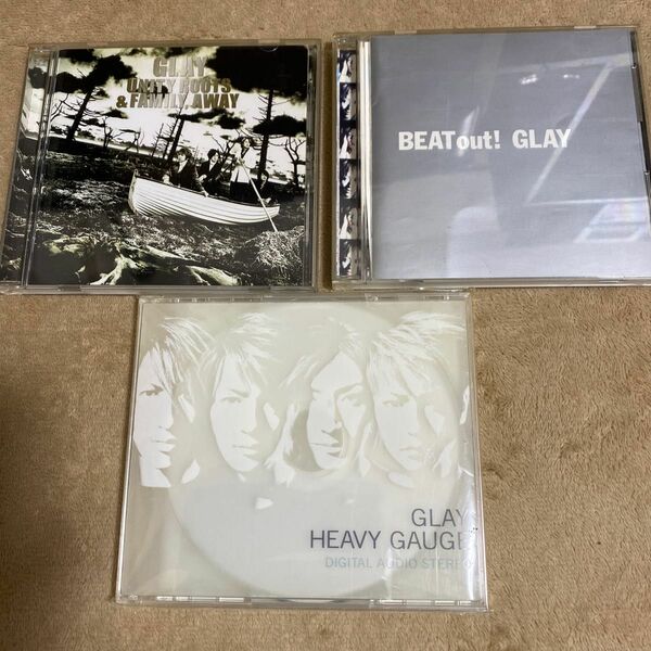 CD GLAY 『HEAVY GAUGE 、BEAT out!、UNITY ROOTS&FAMILY,AWAY
