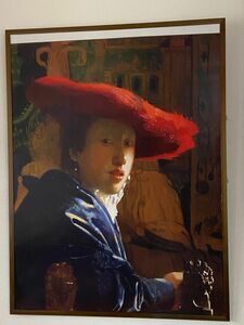 フェルメール「赤い帽子の女」ポスター