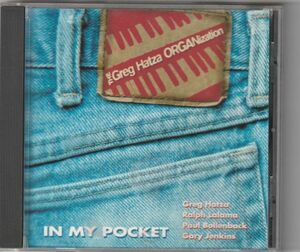 CD）グレッグ・ハンツァ・オーガニゼーション「IN　MY　POCKET」1996年版・輸入盤　（ディスクにサインらしきもの？）