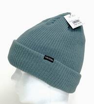 VOLCOM GIRL'S ボルコム K5852303GAH① ビーニー Beanie ニット帽 グリーン・アッシュ色 スノボ 小物 ロゴ ヴォルコム 新品 即決 送料無料_画像2