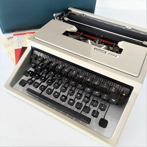 【訳あり】1円 ケース 取説付き olivetti DORA オリベッティ ドーラ タイプライター ヴィンテージ レトロ インテリア ディスプレイ SA1204の画像1