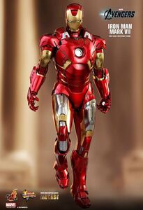  hot игрушки Ironman Mark 7 литье под давлением 