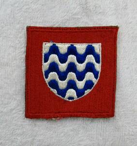 実物 WW2 米国陸軍 第15軍 肩章 WW2 15ARMY GROUP SHOULDER PATCH エッジカット