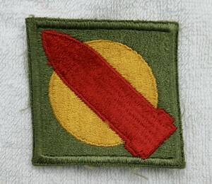 実物 WW2 米陸軍 第1沿岸砲兵隊 肩章 US ARMY 1ST COAST ARTILLERY REGIMENT