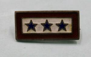 実物 WW2 米国 スイートハート SWEET HEART PIN 銀製、son in service pin three stars スターリングシルバー