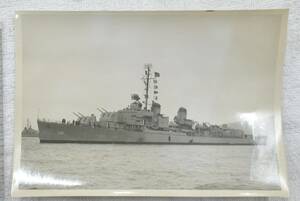 40s WW2 米海軍 駆逐艦 コレット 12.5x18.2 USS COLLETT DD-730