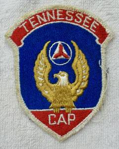 実物 米空軍 公式民間補助機関 テネシー肩章 CIVIL AIR PATROL (CAP) TENNESSEE 制服剥がし