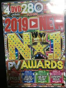 MIX DVD「2019 No.1 PV AWARDS」4DVD☆送料無料 EDM HIPHOP R&B ROCK POPS REGGAE