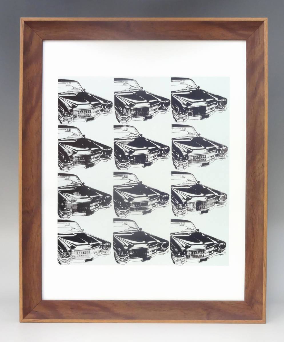 Brand new ☆ Framed art poster ★ Painting ☆ andy warhol ★ Andy Warhol ☆ American pop art ◎ Car ☆ American car ☆ 162, printed matter, poster, others