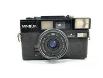 S5084　MINOLTA　ミノルタ　HI-MATIC SD2　38mm　1：2.8　フィルムカメラ　コンパクトカメラ　ブラックボディ_画像1