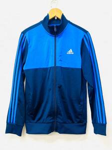 S4708*0.5　adidas　アディダス　ジャージ　ブルー　ネイビー　160㎝　トップス