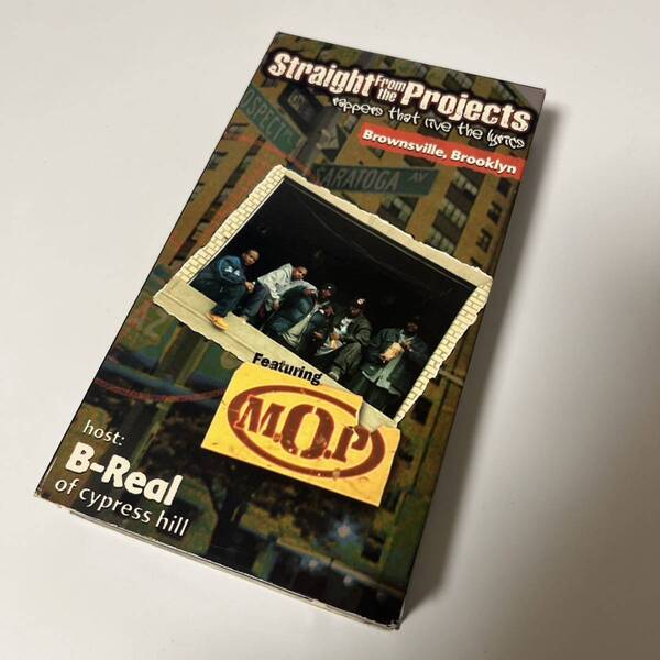 激レア VHS M.O.P - Straight From The Projects rappers that live the lyrics Brownsville Brooklyn host by B-Real of cypress hill