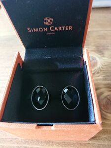 値下げ　カフス SIMON CARTER 阪急梅田 未使用美品 