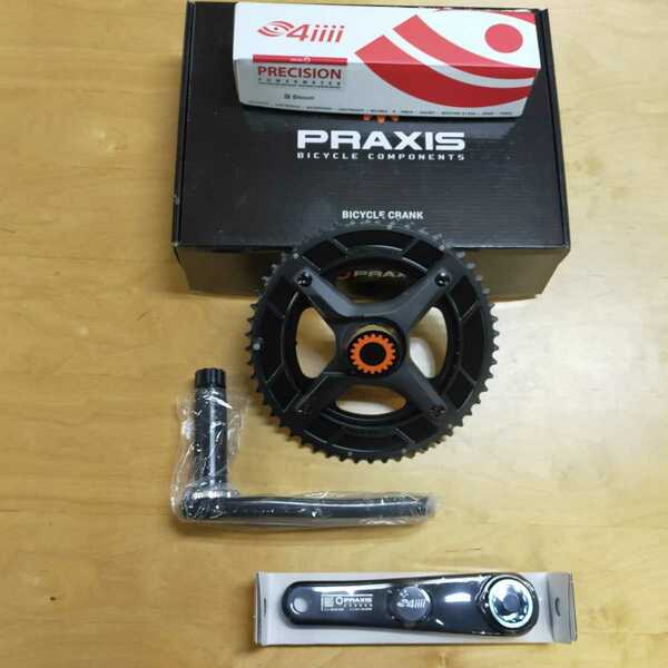 ZAYANTE CARBON M30 165mm 53-39T＋4iiii パワーメーター PRAXIS プラクシス　ザヤンテ 