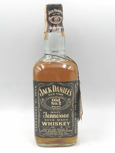 ◆未開栓 JACK DANIEL'S ジャックダニエル OLD TIME オールドナンバー7 Old No.7 紙封 テネシー ウイスキー 特級 従価 750ml 45％◆