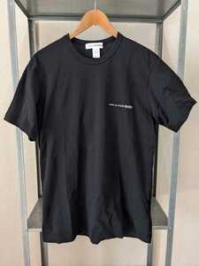 コムデギャルソン　Tシャツ　XL 　ブラック　黒　ロゴ