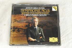 9955 CD GIULINI ブルックナー BRUCKNER SYMPHONY NO.8 MINOR 交響曲 第8番 2枚組 愛知県岡崎市 直接引取可