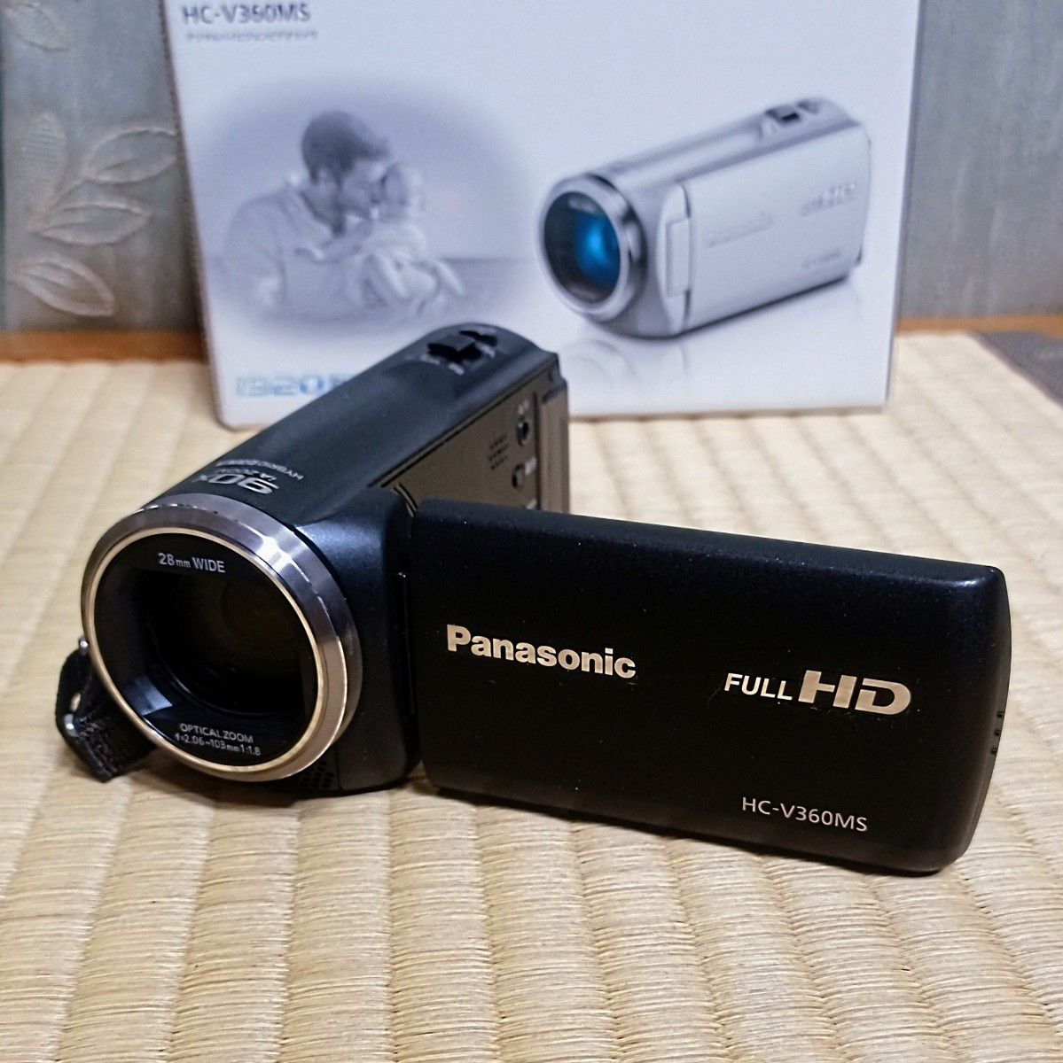 パナソニック デジタルハイビジョンビデオカメラ HC-V360M-