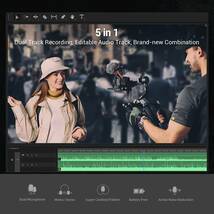 【高音質コンデンサーガンマイク】ビデオ カメラ スマホマイク iOS&Android対応 集音マイク ウインドジャマー 風切り音防止動画_画像2