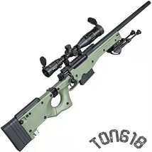 【実銃同様の排莢式！】AWM ボルトアクションライフル銃 TRG21 L96A1 排莢式 モデルガン グリーン_画像1